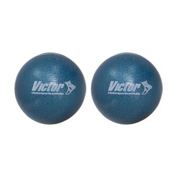 2PK Victor Sports Shot Put Cast Iron Unturned Training Weight Blue 1kg