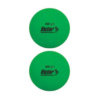 2PK Victor Indoor Shot Put Shell Non Bounce Training Tool Green 500g