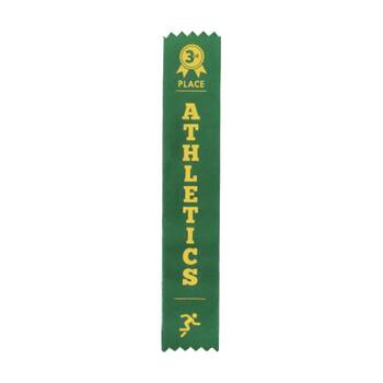 100pc Victor Sports Athletics Ribbons 3rd Place Polyester 3x17cm