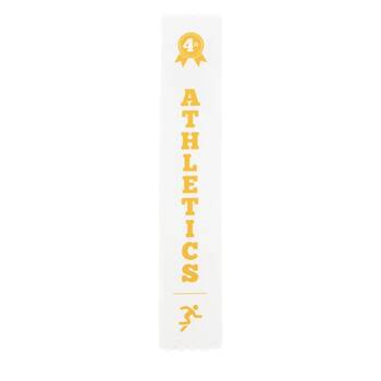 100pc Victor Sports Athletics Ribbons 4th Place Polyester 3x17cm