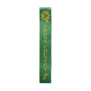 50pc Victor Sports Cross Country Ribbons 3rd Place Polyester 3x17cm