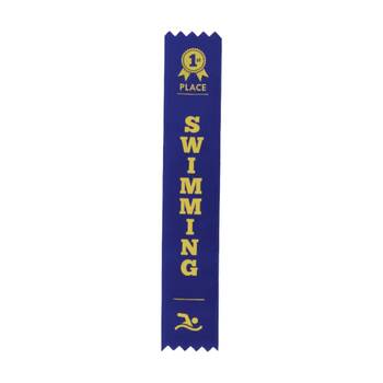 100pc Victor Sports Swimming Ribbons 1st Place Polyester 3x17cm