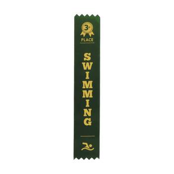 100pc Victor Sports Swimming Ribbons 3rd Place Polyester 3x17cm
