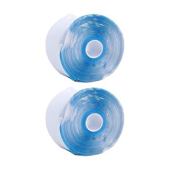 2PK Victor Sports Band-All Cohesive Stretchable Medical Foam Bandage Tape Blue