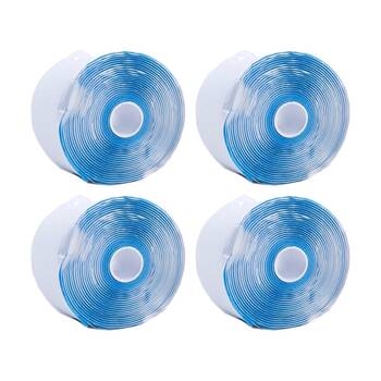 4PK Victor Sports Band-All Cohesive Stretchable Medical Foam Bandage Tape Blue