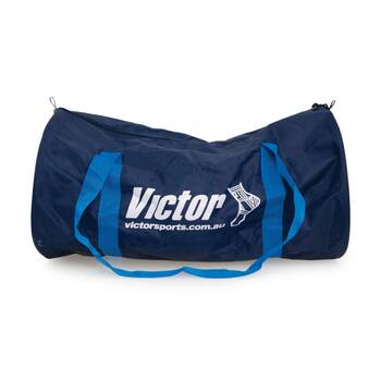 Victor Sports Bag Roll Zipped Equipment Storage Dufflebag Navy Blue Medium 90cm