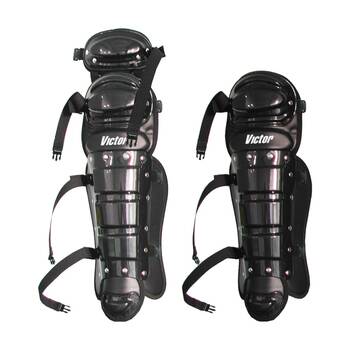 2pc Victor Sports Catchers Leg Guard Junior Pair Lightweight Protection
