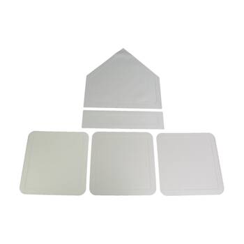 5pc Victor Baseball Rubber Throwdown Base Set Lightweight Portable