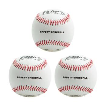 3PK Victor Sports Baseball Softcore Practice Ball Safe Training 9 In