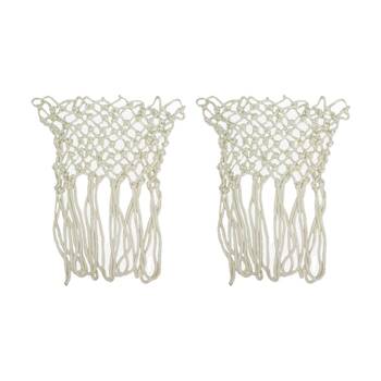 2PK Victor Sports Heavy Duty Nylon Basketball Net Braided Woven 6mm