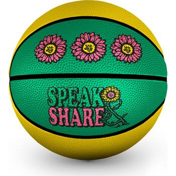 Victor Sports Basketball Speak Share Rubber Grip Ball Youth Size 5