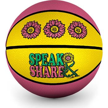 Victor Sports Basketball Speak Share Rubber Grip Ball Intermediate Size 6