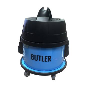 Cleanstar Butler Dry Canister 1200W Vacuum Cleaner 10L W/ 12m Cord Black/Blue