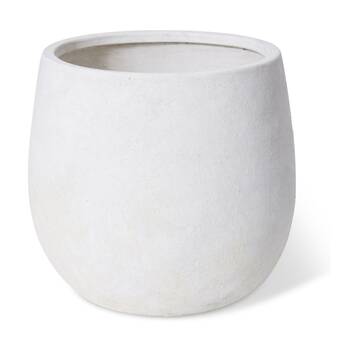 E Style Olsen Pot Ceramic Vessel Elegant Home Decor White 28x28x26cm