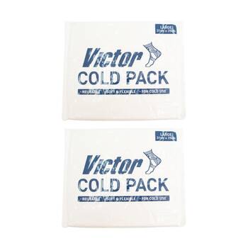 2PK Victor Sports Cold Hot Pack Reusable Flexible Gel Recovery Large 31x25cm