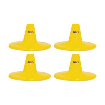 4PK Victor Cricket Plastic Batting Tee Stable PVC Base For-Batting Large