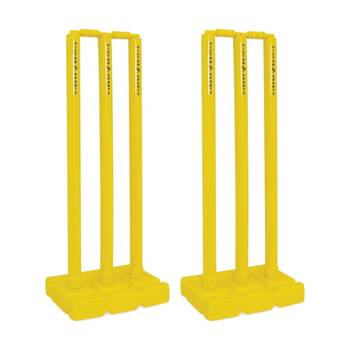 2PK Victor Cricket Stump Set Plastic Durable For Schools And Clubs 79cm