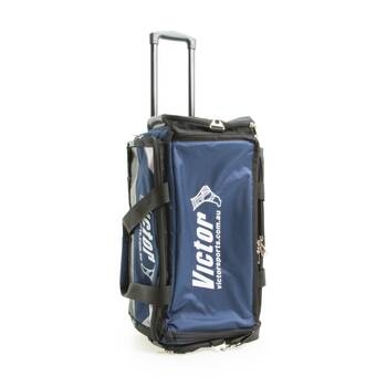 Victor Sports First Aid Bag On Wheels Large Trainer Trolley Blue 75cm