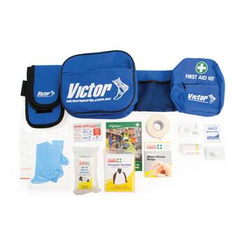 Victor Sports First Aid Bum Bag Portable Emergency Kit With Buckle Blue