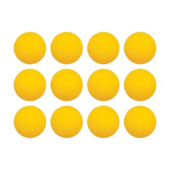 12PK Victor Sports Catch Net Replacement Ball Smooth Surface Training Yellow