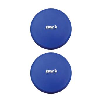 2PK Victor Sports Foam Flying Gliding Disc Lightweight Activity Game Blue