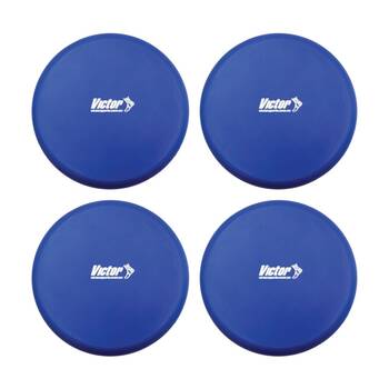 4PK Victor Sports Foam Flying Gliding Disc Lightweight Activity Game Blue