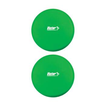 2PK Victor Sports Foam Flying Gliding Disc Lightweight Activity Game Green