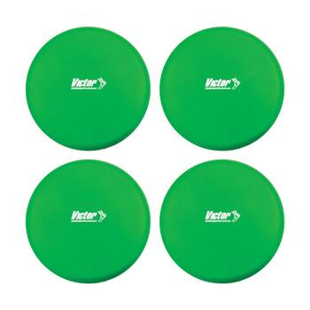 4PK Victor Sports Foam Flying Gliding Disc Lightweight Activity Game Green
