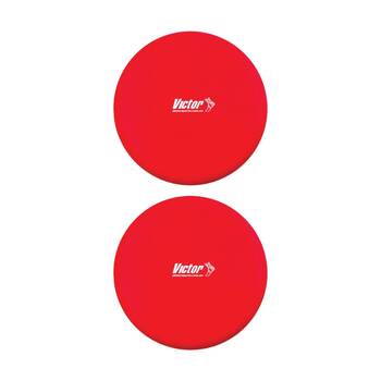2PK Victor Sports Foam Flying Gliding Disc Lightweight Activity Game Red