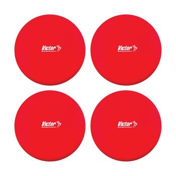4PK Victor Sports Foam Flying Gliding Disc Lightweight Activity Game Red
