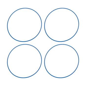 4PK Victor Sports Hoop Versatile Agility Training Obstacle Course Blue 61cm