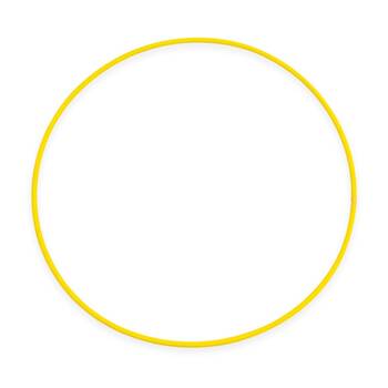 Victor Sports Hoop Versatile Agility Training Obstacle Course Yellow 61cm