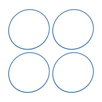 4PK Victor Sports Hoop Versatile Agility Training Obstacle Course Blue 76cm