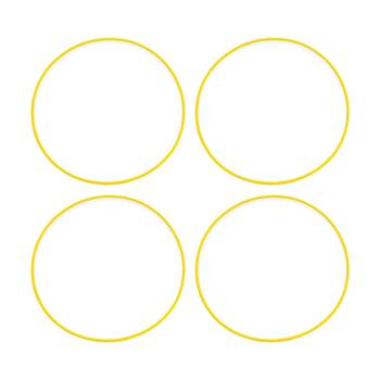 4PK Victor Sports Hoop Versatile Agility Training Obstacle Course Yellow 76cm