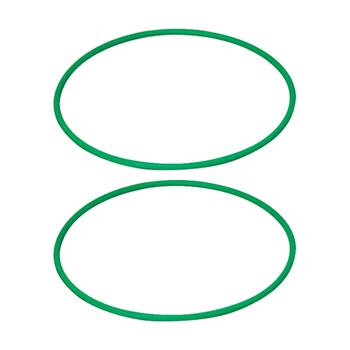 2PK Victor Sports Flat Circular Hoop For Fitness Agility Training Green 70cm