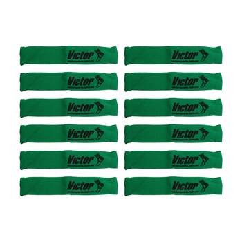 12PK Victor Sports Nylon Sash Team Divider For Activities Green 1.2m