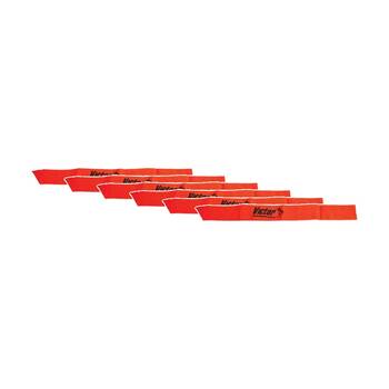 6PK Victor Sports Nylon Sash Team Divider For Activities Red 1.2m