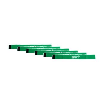 6PK Victor Sports Nylon Sash Hook Loop Fastener Adjustable Green 5x100cm
