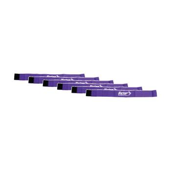 6PK Victor Sports Nylon Sash Hook Loop Fastener Adjustable Purple 5x100cm