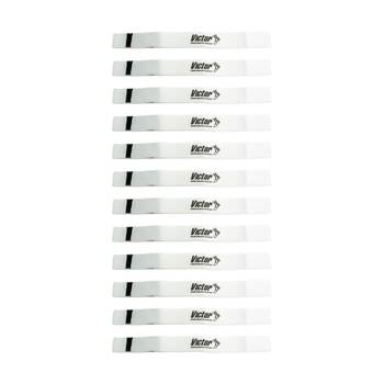 12PK Victor Sports Nylon Sash Hook Loop Fastener Adjustable White 5x100cm
