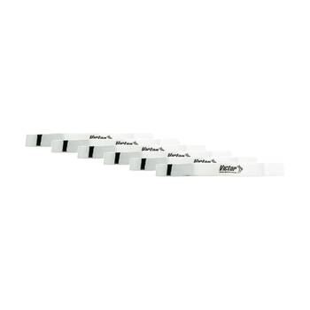 6PK Victor Sports Nylon Sash Hook Loop Fastener Adjustable White 5x100cm