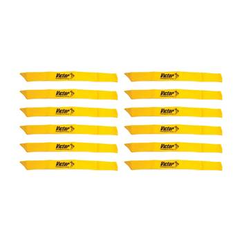 12PK Victor Sports Nylon Sash Team Divider For Activities Yellow 1.2m