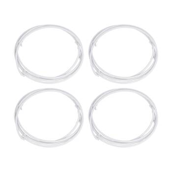 4PK Victor Sports Sash Ring PVC Coated Durable White Storage Accessory