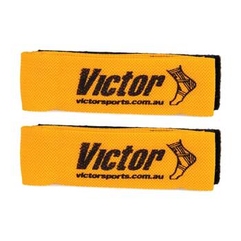 2x 3pc Victor Sports Tag-Belt Set Hook Fastener Belt Tags Orange 150cm 50cm