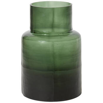 E Style Resha Glass Vase Contemporary Home Decor Vessel Green 20x20x30cm