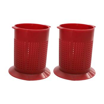 2PK Cleanstar Vacuum Filter Cage For Galaxy Stickvac Cleaner Part Replacement