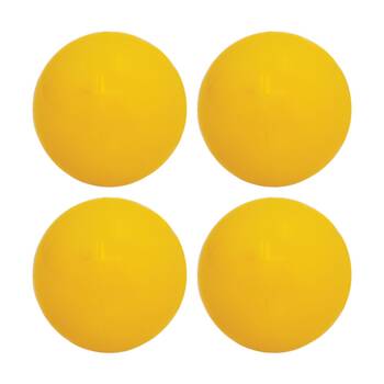 4PK Victor Sports Hockey Ball Seamless PVC Smooth Textured Outdoor Use Orange