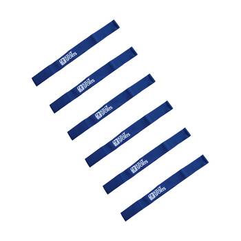 6PK Victor Sports Kelly Nylon Sash Hook & Loop Fastener 50mm Webbing Blue 1.2m