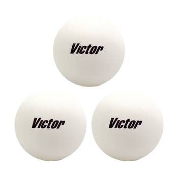 3PK Victor Sports Sofcrosse Ball Lightweight Safe Recreational Play White