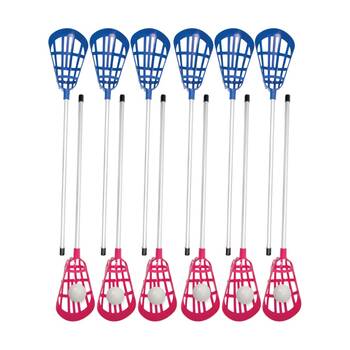 18pc Victor Sports Sofcrosse Set With 6 Red Sticks 6 Blue Sticks 6 Balls